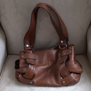 Tignanello Brown Leather Handbag